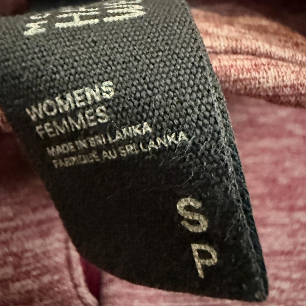 Mountain Hardwear Sweatshirt Womens Small Pink Henley Thumbholes Zip Pocket - Picture 6 of 16
